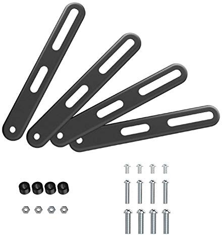 Invision VESA Adapterset für TV Wandhalterungen, passt auf alle vorhandenen VESA 200x200mm-TV-Halterungen, um größere VESA-Lochmuster zu erreichen, geeignet für TV-Bildschirme 26 - 55 [VESA]