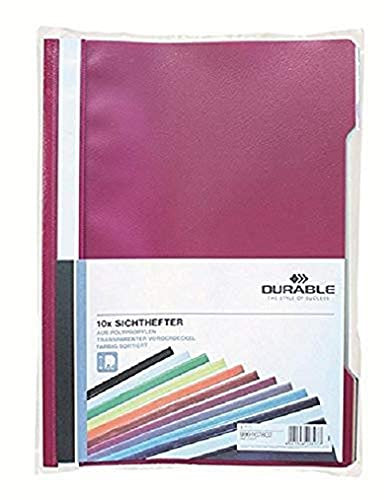 Durable Sichthefter A4 10 Stück, farbig sortiert, 999107802