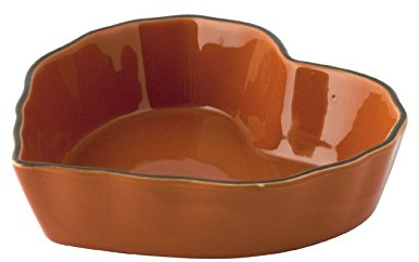 HABI 12051 Pirofila Stoneware Cuore arancio19 Utensili da Cucina, Stone Ware, Arancione