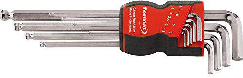 Format Winkelschraubendreher- Satz mit Kugelkopf 1,5-10x mm