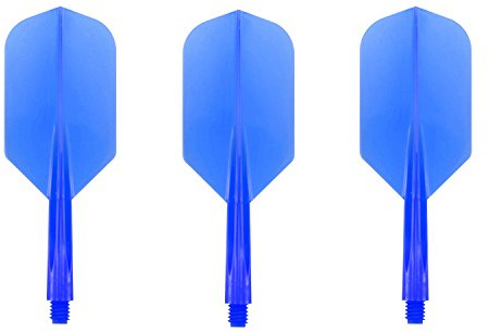 Condor Darts Flight Plain Clear Blue Slim S