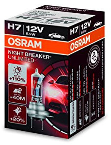 Osram Night Breaker Unlimited Halogen Birne - H7 - 12V/55W - pro Stück