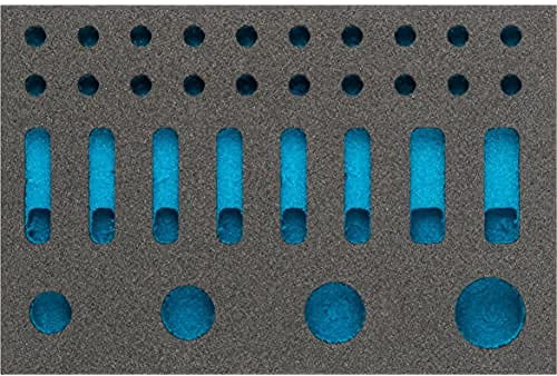 HAZET 163-346L 2-Component Soft Foam Insert - Multi-Colour