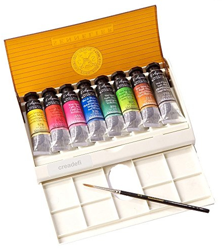 Sennelier Watercolor Travel Box 8 Tube Set