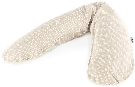 Theraline Das Original Stillkissen inkl. Außenbezug Punkte beige
