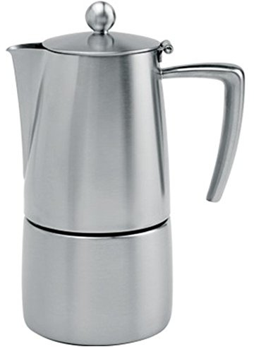 Cristel-C6TTR-Cafetière Italienne Torino INOX Brossé - 6 Tasses