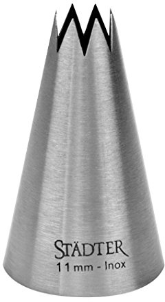 Städter Spritztülle, Edelstahl, Silber, 11 mm, 225114