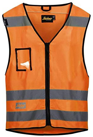 Snickers HV Weste, Kl2 Größe: L/XL