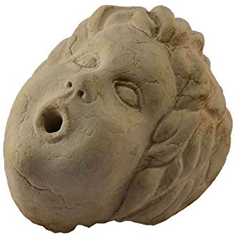 Arte 2000 - putto da parete in marmo apricena scolpito a mano per fontana - art_ma-19-ap