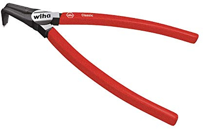 Wiha Z345A3101SB Sicherungsringzange Classic mit Magictips® für Aussenringe (Wellen) mit abgewinkelter Form in Blister (36221) A 31, 240 mm