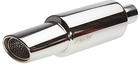Simoni Racing Spa ESR772 Silencieux d'Échappement Arrondi Oval Express, Inox