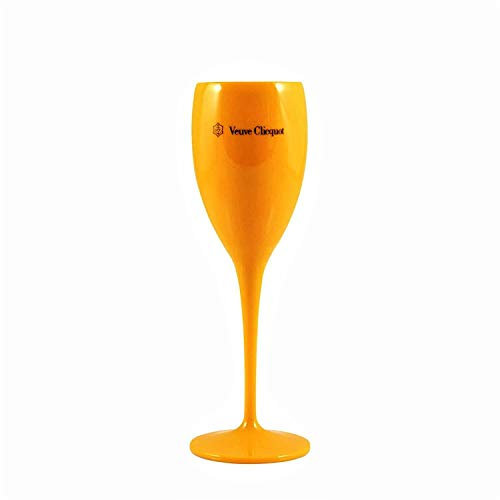 1 x Orange Veuve Clicquot Glas flûtes Glas Cup Champager Ice Imperial Moet Nikki Bach