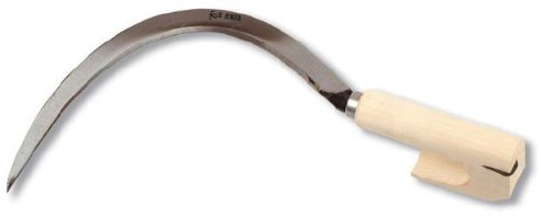 Faucille avec manche courbé