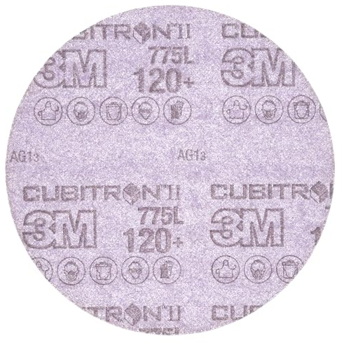 3M 86821 Cubitron II Hookit Filmscheibe 775L, 120+, ungelocht, 150 mm | 50-er Pack