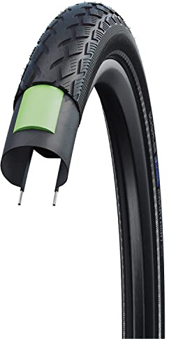 Schwalbe Fahrradreifen Marathon Green Guard 32-630 B/B+RT HS420 EC 67EPI Reifen, SCHWARZ, Standard