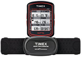 Timex - Ciclocomputer con gpsGPS per Allenamento + HRM T5K615, Colore: Nero