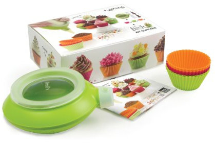 Lékué 3000004SURM017 - Set di formine per Cupcake in Silicone
