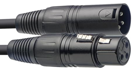 Stagg 22384 S Series 15 m DMX XLR Female/XLR Male Cable - Black