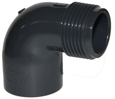 PVC Winkel 90° d 50 mm x 2