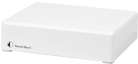 Pro-Ject Audio Systems Record Box E, Hi-Fi MM/MC Phono Stage with USB Recording Output (White)