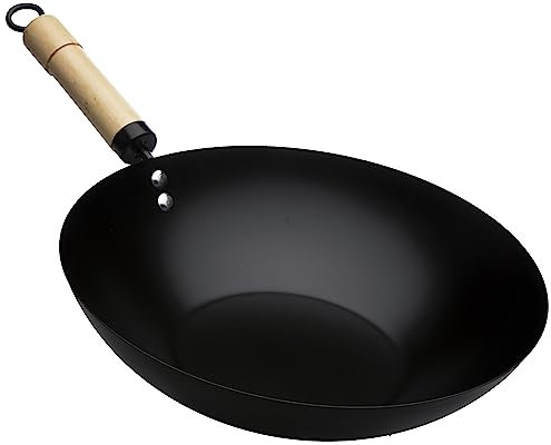 Ancillary Range 30 cm Non Stick Wok, Black