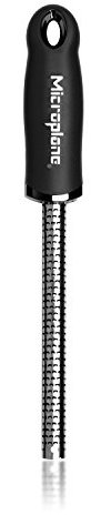 MICROPLANE Premium Classic Serie 46016 Gewürzreibe Klingenlänge 12,5 cm/ schwarzer Kunststoffgriff