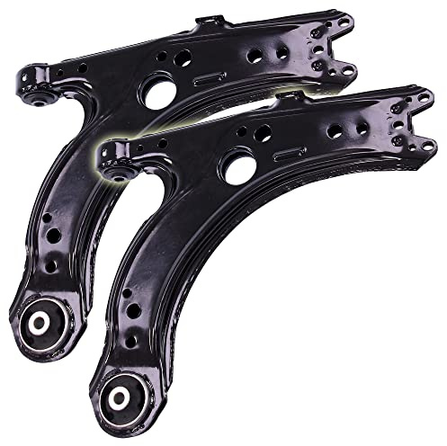 BESTPRICE 2x Querlenker Vorderachse unten links & rechts ohne Traggelenk Kompatibel mit A udi A3 (8L1), SEAT LEON (1M1), LEON (1P1), TOLEDO II (1M2), SKODA OCTAVIA 1 (1U2), OCTAVIA 1 Kombi (1U5), VW B