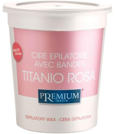 Premium Rosa Titan Warmwachs, 700 ml für die Mikrowelle geeignet