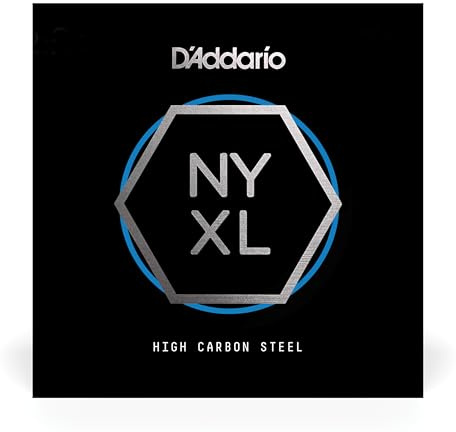 D'Addario NYS007 Einzelne Gitarrensaite aus reinem Stahl, .007