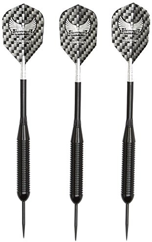 HARROWS Black Arrow Steeldarts svart svart 26 g