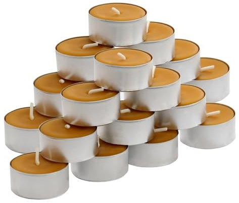 Bougies chauffe-plat Parfum 100% cire d'abeille naturelle, 20er Set