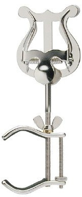 Marschgabel Klarinette mittel 2 Drücker vernickelt