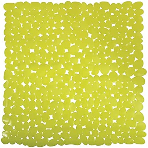 MSV Duschmatte Badematte Duscheinlage antibakteriell rutschfest mit Saugnäpfen - Grün - ca. 53 x 53 cm