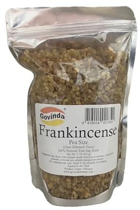 Govinda Frankincense Natural Tree Sap Gum Pea Size 1 lb