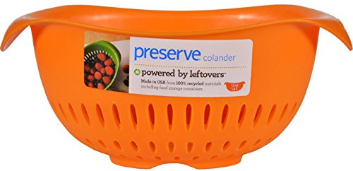 Preserve Small Colander - Orange - 1.5 qt