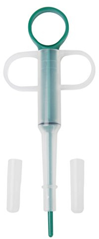 Mnixy Seringue Poussoir de Pilule Capsule Liquide pour Chien Chat - Vert