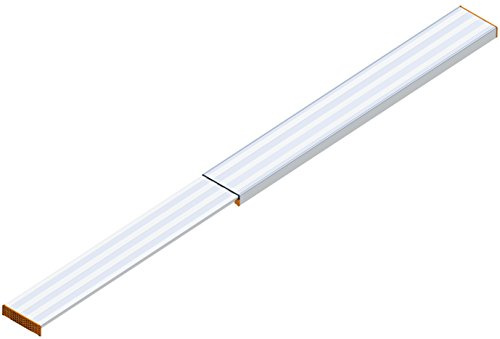 Layher 1351400 Alu-Telesteg, ausziehbar auf maximal Länge 4.00 m, belastbar bis 150 kg