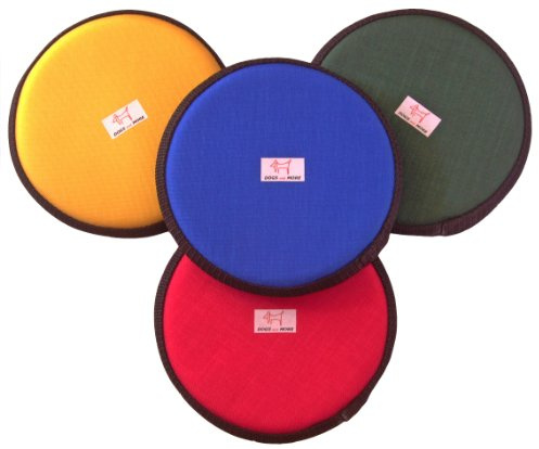 DOGS and MORE Hundefrisbee aus Stoff schwimmfähig - weiches Hundespielzeug Frisbee für Wasser & Land - Apportier Spielzeug für Hunde - zahnschonend, leicht zu werfen - Hunde Frisbee Training