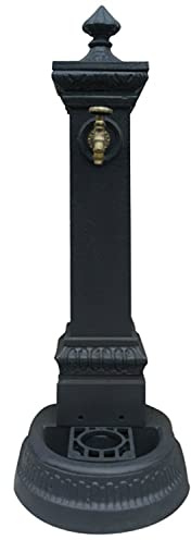 PAPILLON Steiermark Bodenbrunnen aus Gusseisen, Anthrazit, 45 x 41 x 114 cm