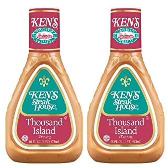 Ken's Steak House Thousand Island Salad Dressing 16 Oz (Pack of 2) by Ken's Steak House