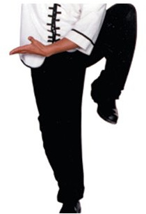 Tiger Claw Kung Fu Pants - Black - Size 7