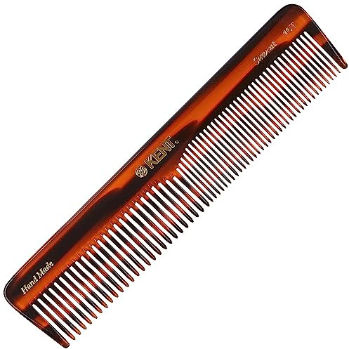 Kent Brushes Handmade Comb A 16T Extra Large Size Coarse and Fine Comb for Women
