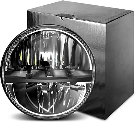 WHDZ 7 Inch Round Led Headlight for Wrangler Cj Jk Tj Motorcycle Offroad Vehicles