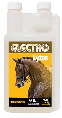 NAF Liquid Electro Lytes 1L – Fast-Absorbing Electrolyte Supplement for Horses – Replaces Salts Lost Through Sweat – Supports Hydration, Recovery & Performance | NAF Electro Lytes is a convenient liquid solution designed to replenish vital electrolytes