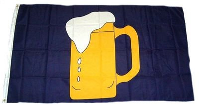 Flaggenking Flagge/Fahne, Bierkrug, wetterfest, mehrfarbig, 150x90x1 cm, 16353
