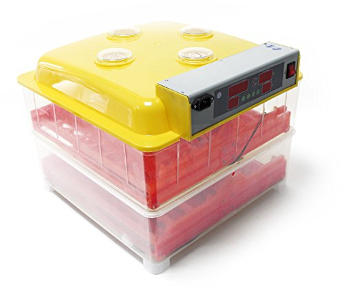 Incubadora automática 72 huevos Nacedora Criadero Control Temperatura Incubación Aves