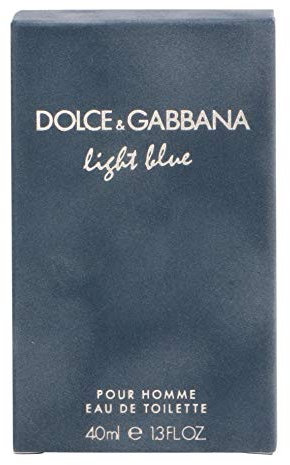 D&G Dolce & Gabbana LIGHT BLUE homme / man, Eau de Toilette 40 ml Bergamotte, Mandarine, Grapefruit, Wacholderbeeren