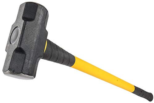 Performance Tool M7115 12-Pound Sledge Hammer with Fiberglass Handle, Yellow,Black