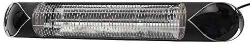 Litecraft 2000 Watt Outdoor Remote Controlled Wall Mount Radiant Patio Heater - Black