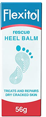 Flexitol Rescue Heel Balm - Foot Cream for Visible Results in 1 Day - For Cracked Heels and Very Dry Feet - 25 Percent Urea for Intense Hydration - Clinically Proven - Suitable for Diabetics - 56g